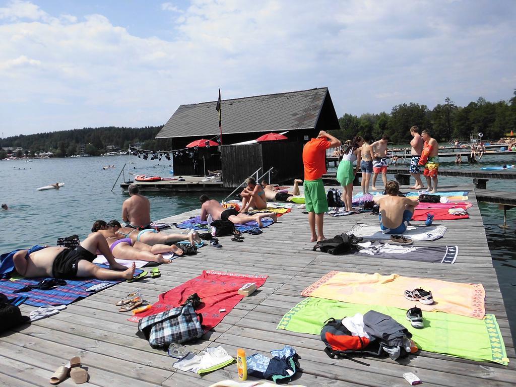 Ferienpension Garni Hubert Rigelnik Sankt Kanzian am Klopeiner See Exterior photo